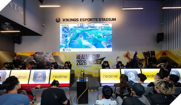 Chung kết realme Cup 2026 bùng nổ tại TP.HCM, hàng trăm sinh viên cháy hết mình cùng Liên Quân Mobile 3