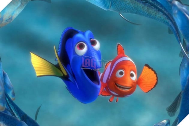 Hình ảnh về nhân vật Dory và Marlin trong phim hoạt hình Finding Nemo.