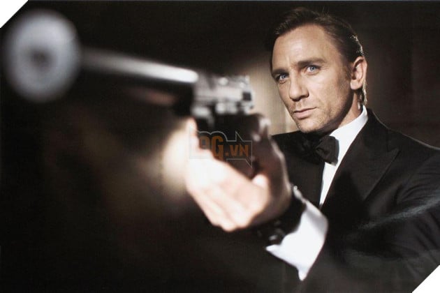 Hình ảnh về diễn viên đóng vai James Bond - Daniel Craig.