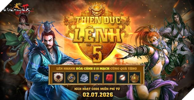 Võ Lâm Truyền Kỳ II ra mắt máy chủ mới Chiến Long, tặng game thủ code game xịn sò 2