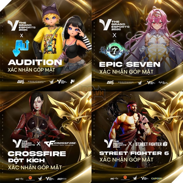 Từ CF, Audition Đến Epic Seven: The Grand Esports 2026 Quy Tụ Loạt Game Đình Đám 2