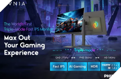 Philips ra mắt màn hình gaming Triple-Mode đầu tiên thế giới 2