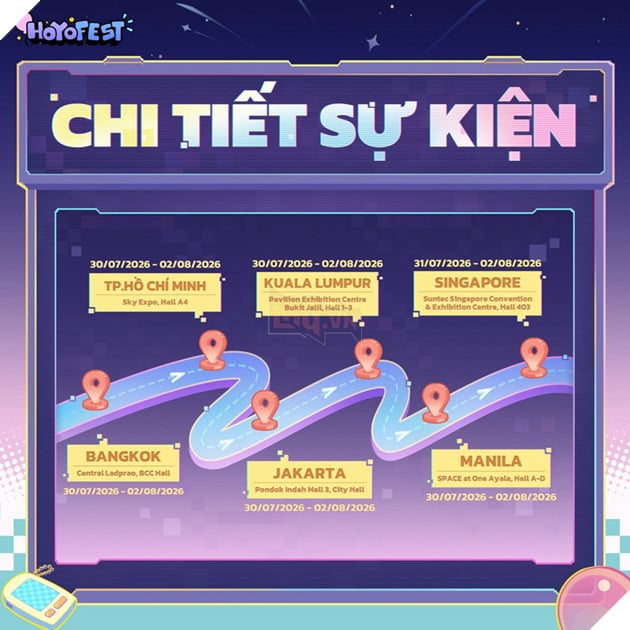 HoYo FEST 2026 chính thức trở lại Việt Nam, mở đăng ký tham gia từ cuối tháng 7 5