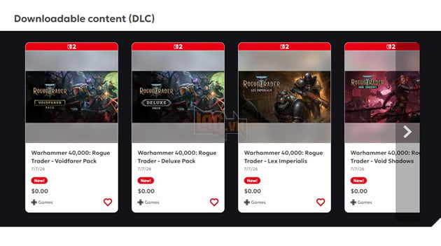 Trải Nghiệm Warhammer 40K Rogue Trader Trên Switch 2, Nhận Về Gần 100 USD DLC 3