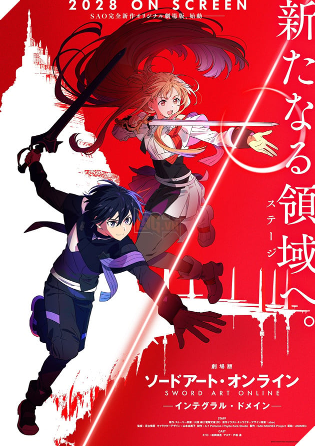 Kỷ nguyên mới của SAO: Bom tấn điện ảnh Sword Art Online: Integral Domain công bố dàn nhân sự vàng , chốt lịch ra rạp năm 2028 2