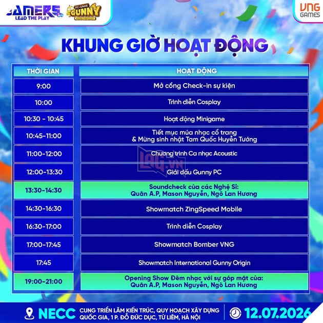 Chỉ Còn 1 Ngày Nữa Sẽ Khai Mạc Siêu Sự Kiện Gamers Lead The Play Của VNGGames 2