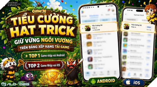 Chuyển sinh thành kiến giữa thời Tam Quốc, Tiểu Cường 3Q bất ngờ leo Top 2 App Store Việt Nam 2