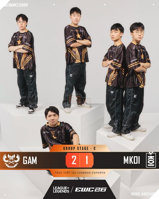 Esports World Cup 2026: GAM Esports Tạo Bất Ngờ Ở Loạt BO3 Sinh Tử Trước MKOI 3
