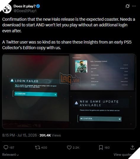 Halo: Campaign Evolved Bất Ngờ Yêu Cầu Duy Trì Kết Nối Mạng Trên PlayStation 5 2