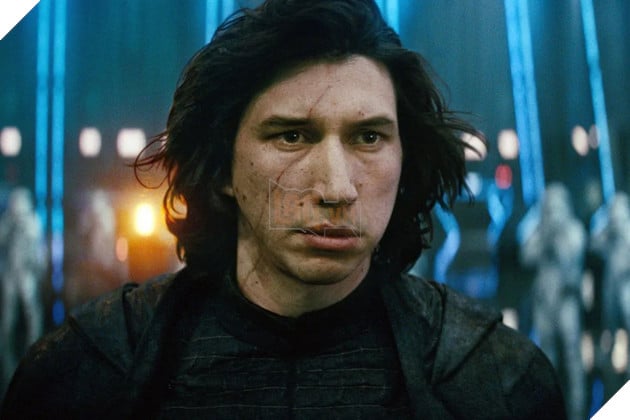Hình ảnh về nam diễn viên Adam Driver trong phim "Star Wars".