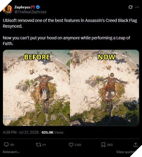 Được Đánh Giá Cao Nhưng AC Black Flag Resynced Bất Ngờ Loại Bỏ Tính Năng Được Yêu Thích 2