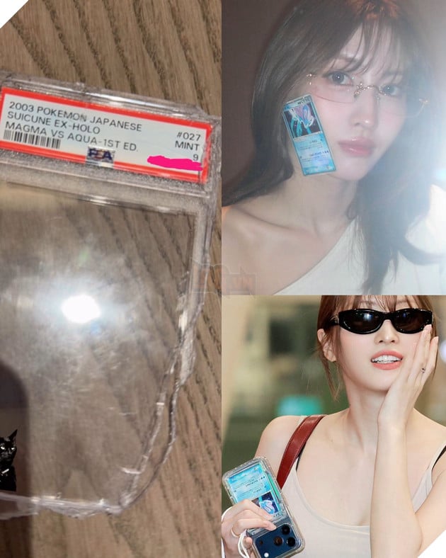  Chịu chơi như Momo TWICE : Đập hộp thẻ bài Pokémon PSA 9 trị giá hàng chục triệu đồng chỉ để... nhét ốp điện thoại! 3