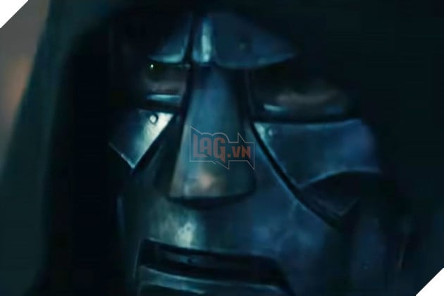 Hình ảnh tạo hình nhân vật Doctor Doom do diễn viên Robert Downey Jr. đóng.