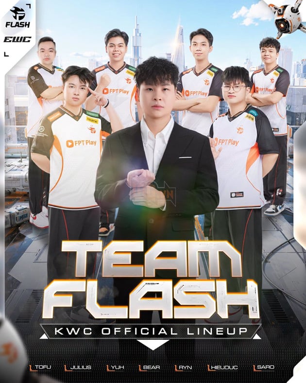Team Flash Chính Thức Xuất Quân Chinh Phục Esports World Cup 2026 Với “Mũi Đinh Ba” Hi Vọng: AOV x HOK, PUBG Mobile và Cờ vua 2