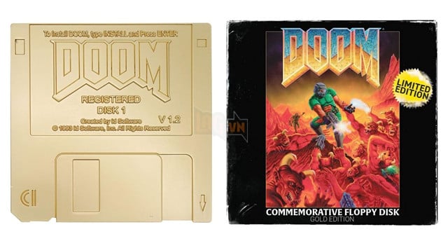 GameStop bán đĩa mềm Doom mạ vàng giá 30 USD, nhưng không chứa game khiến cộng đồng tranh cãi