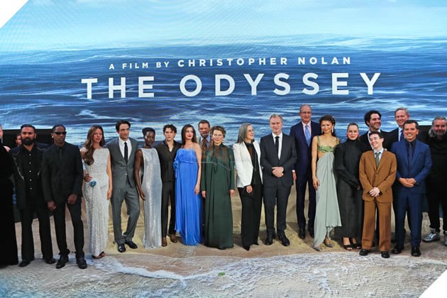 Hình ảnh về dàn diễn viên phim The Odyssey.
