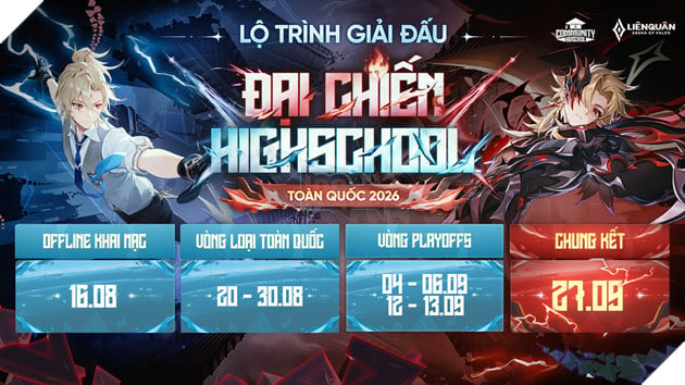 Chính Thức Khởi Động Giải Đấu Đại Chiến HighSchool Toàn Quốc 2026 - Sân Chơi Garena Liên Quân Mobile Đầu Tiên Dành Riêng Cho Học Sinh THPT 2
