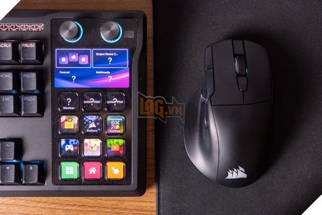 Review Corsair NIGHTSWORD v2 WIRELESS SD : Khi chuột gaming trở thành trung tâm điều khiển 10
