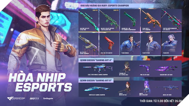 Crossfire Hòa Nhịp Esports Với Kho Báu Hoàng Gia Ruby Mới Cùng QCMM Gocoin Cùng Chủ Đề