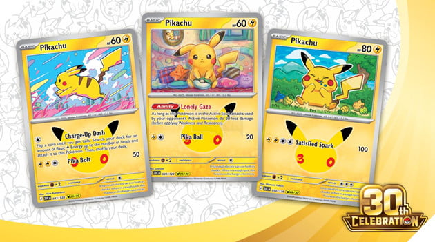 Pack Pokémon Kỷ Niệm 30 Năm hé lộ Pikachu đặc biệt đầu tiên do Ken Sugimori thiết kế 2
