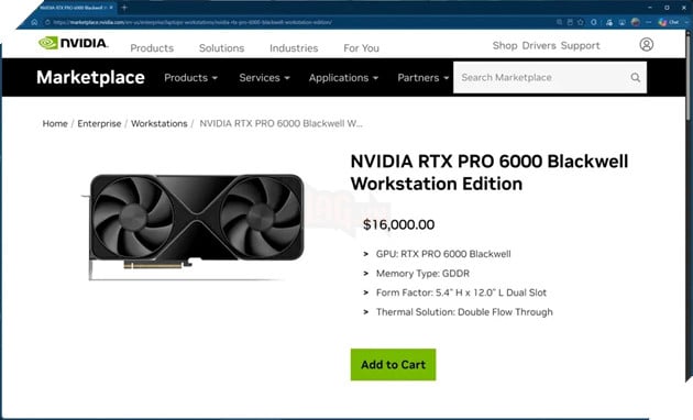 NVIDIA âm thầm tăng giá RTX Pro 6000 Blackwell lên 16.000 USD 2