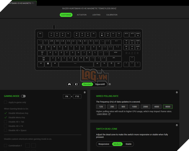 Review Razer Huntsman V3 HE Magnetic 8KHz: Khi Hall Effect không chỉ là cuộc đua tốc độ  25