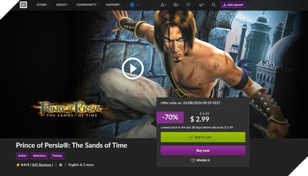 Prince of Persia: The Sands of Time Bất Ngờ Được Nâng Cấp Nhưng Không Phải Từ Ubisoft 2
