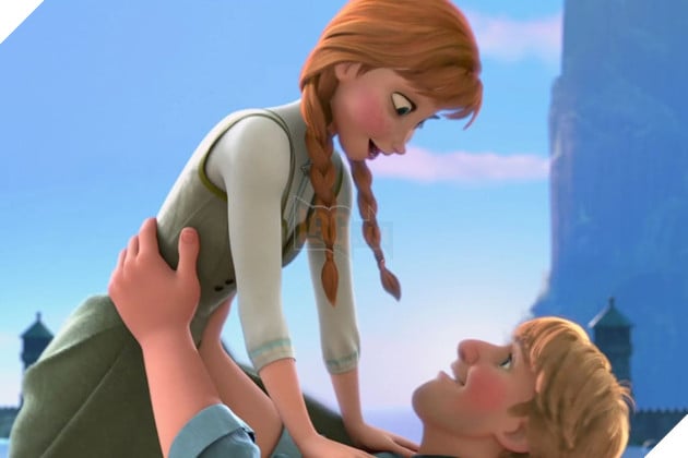 Hình ảnh về bộ đôi Anna và Kristoff.