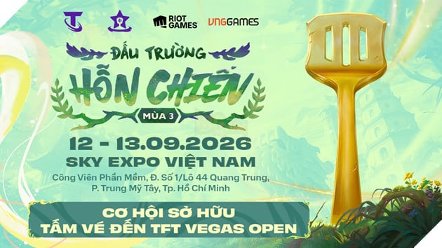 Đấu Trường Hỗn Chiến Mùa 3 Khởi Tranh Vào Tháng 9: Cơ Hội Lớn Tham Dự TFT Vegas Open 2026