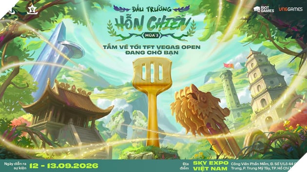 Đấu Trường Hỗn Chiến Mùa 3 Khởi Tranh Vào Tháng 9: Cơ Hội Lớn Tham Dự TFT Vegas Open 2026 2