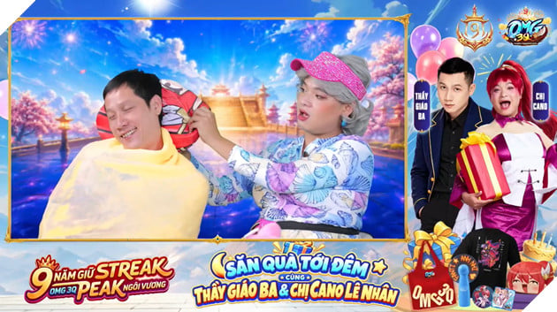 Chị Ca Nô “Cà Khịa” Thầy Giáo Ba Cực Gắt Trong Livestream Mừng Sinh Nhật 9 Tuổi OMG 3Q - VNG 2