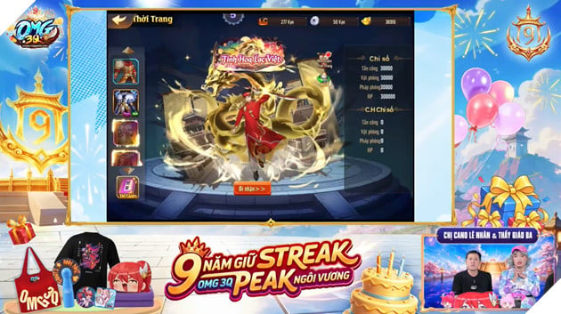 Chị Ca Nô “Cà Khịa” Thầy Giáo Ba Cực Gắt Trong Livestream Mừng Sinh Nhật 9 Tuổi OMG 3Q - VNG 4