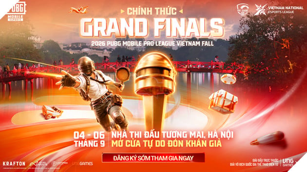Hà Nội Đăng Cai Chung Kết Tổng Giải Đấu 2026 PUBG Mobile Pro League Vietnam Fall