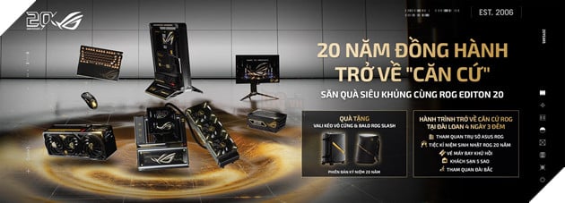 Sự Kiện Ra Mắt Dòng Sản Phẩm ROG Kỉ Niệm 20 Năm 9