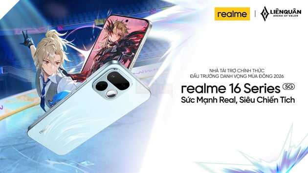 realme Đồng Hành Cùng Đấu Trường Danh Vọng Mùa Đông 2026: Đánh Dấu Hành Trình Thập Kỷ Nâng Tầm Esports Việt