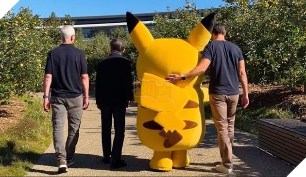 Tim Cook cùng John Ternus gặp gỡ đội ngũ Pokémon tại Apple Park, Pikachu bất ngờ xuất hiện 2