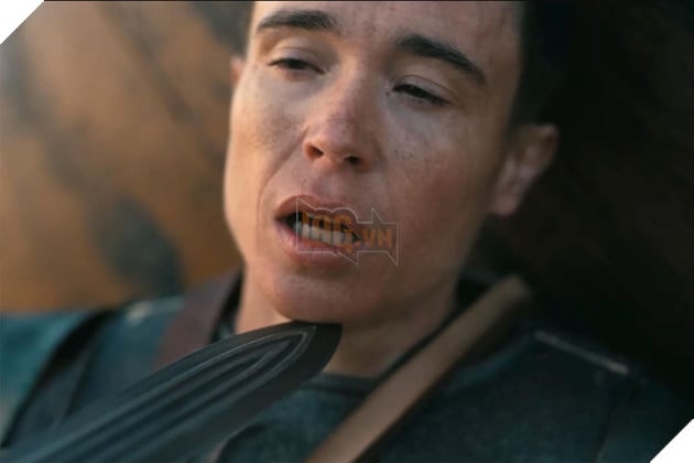 Hình ảnh diễn viên Elliot Page trong phim The Odyssey.