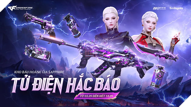 Game Thủ Sẽ Càn Lướt Chiến Địa Với Kho Báu Hoàng Gia Sapphire: Tử Điện Hắc Báo Của Crossfire