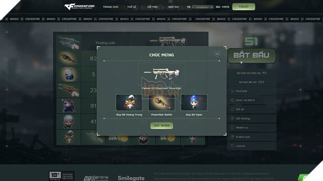 Crossfire Bingo Tái Xuất Mang Siêu Phẩm FAMAS G2-Empyrean Sovereign Đến Tay Game Thủ 2