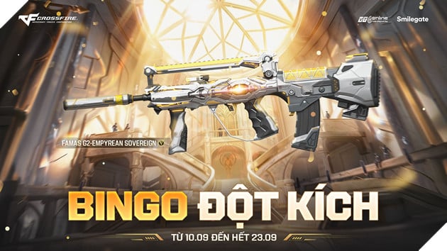 Crossfire Bingo Tái Xuất Mang Siêu Phẩm FAMAS G2-Empyrean Sovereign Đến Tay Game Thủ