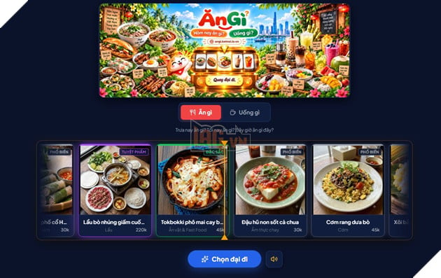 Chưa Biết Trưa Nay Ăn Gì? Hãy Để ĂnGì Quyết Định Giúp Bạn