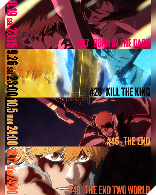 Anime Bleach: Huyết chiến ngàn năm hoãn chiếu tập 49 và 50 sang cuối tháng 10: Dồn lực tối đa để nâng cấp chất lượng cho đại cảnh cao trào 2