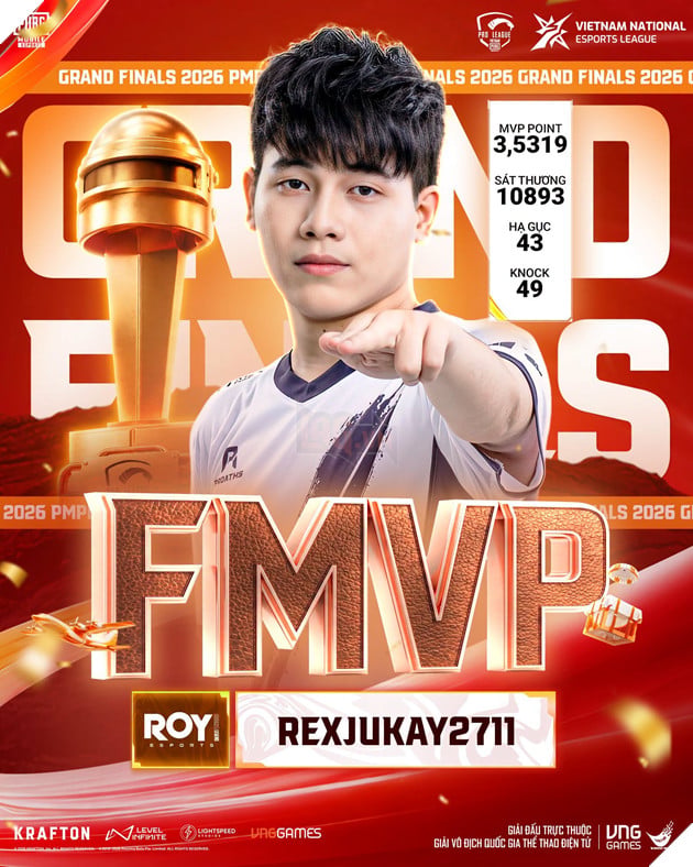 REXJukay2711 - Điểm Sáng Của ROY Esports Tại 2026 PMPL VN Fall