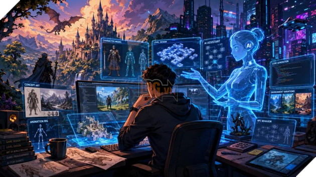 Ngành công nghiệp game Nhật Bản trước cơn địa chấn trí tuệ nhân tạo: Họa sĩ bối cảnh và lập trình viên sơ cấp chịu ảnh hưởng nặng nề, hơn 85% doanh nghiệp tích hợp AI vào quy trình sản xuất 2