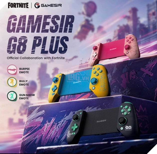 GameSir Hợp Tác Fortnite Công Bố Bộ Sưu Tập Tay Cầm Chơi Game Mobile Chính Hãng