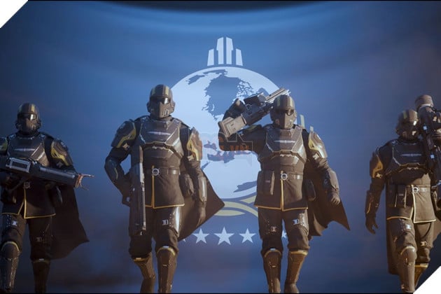 Hình ảnh về game "Helldivers".