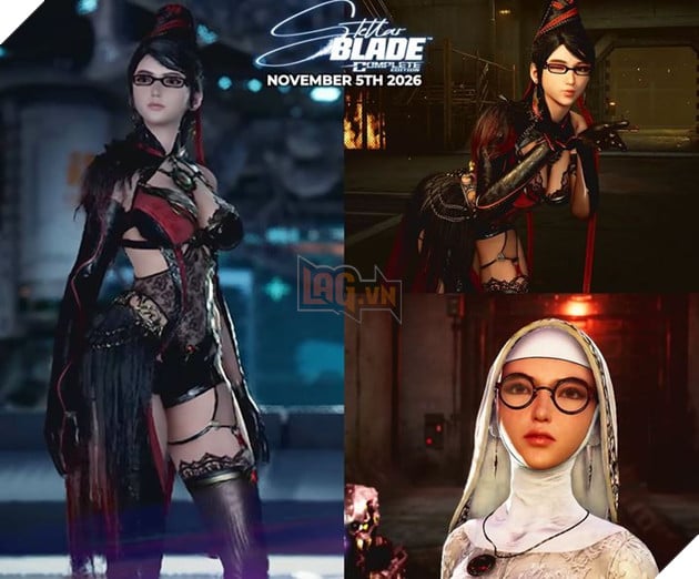 Stellar Blade hé lộ loạt trang phục Bayonetta trong trailer mới 2
