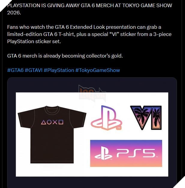 Áo GTA 6 phát miễn phí tại Tokyo Game Show bị bán lại với giá hàng trăm USD 2