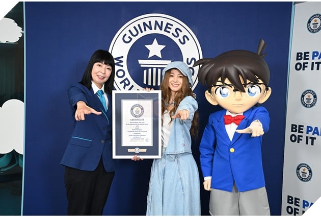 Tự xô đổ kỷ lục Guinness của chính mình: Nữ diva Mai Kuraki xác lập dấu mốc vô tiền khoáng hậu với 30 ca khúc gắn liền cùng Thám tử lừng danh Conan 