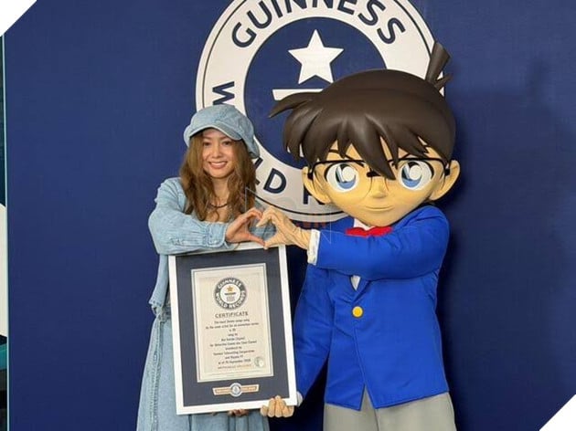 Tự xô đổ kỷ lục Guinness của chính mình: Nữ diva Mai Kuraki xác lập dấu mốc vô tiền khoáng hậu với 30 ca khúc gắn liền cùng Thám tử lừng danh Conan  2
